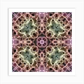 Abstraction Watercolor Mandala Art Print