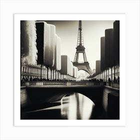 Paris Eiffel Tower 3 Art Print