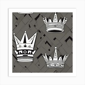 Crowns Art Print