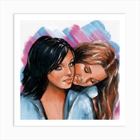 Lena & Julia Art Print