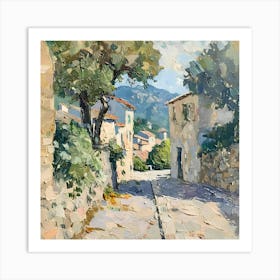 Street In Mallorca Art Print