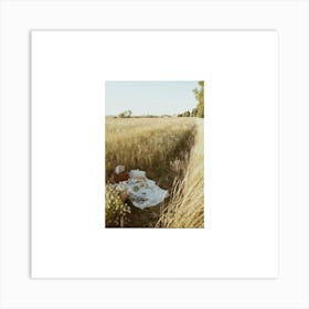 Picnic In The Field Art Print