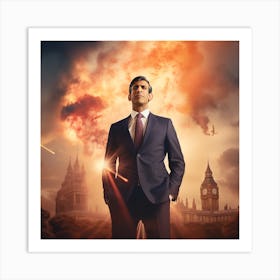 Man In The Suit Art Print