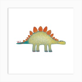 Stegosaurus Dinosaur Art Print