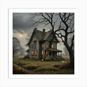 Haunted House Art Print