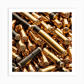 Gold Bullets 3 Art Print