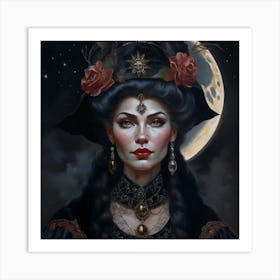 Moon Witch Art Print