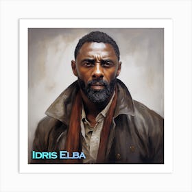 Idris Elba 5 Art Print