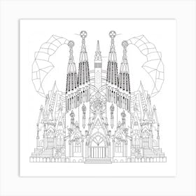 Sagrada Familia Barcelona Art Print