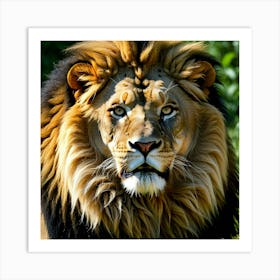 Lion photo 3 Art Print