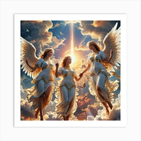 Three Angels Art Print