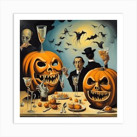 Jack O Lanterns Art Print