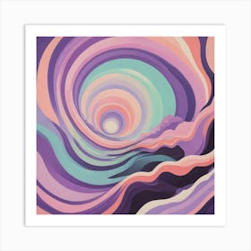 Psychedelic Swirl Art Print