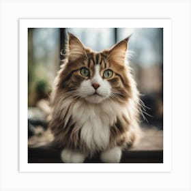 Portrait Of A Cat 1 Art Print