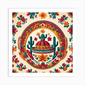 Mexican Logo Design Targeted To Tourism Business (34) Art Print