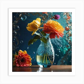 Flowers In A Vase 85 Art Print