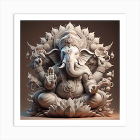 Ganesha 18 Art Print
