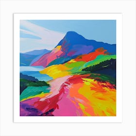 Colourful Abstract Pribaikalsky National Park Siberia 4 Art Print