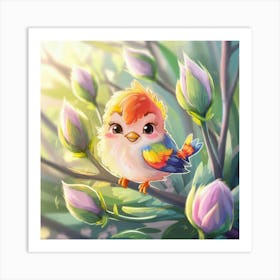 Cute Little Bird Art Print