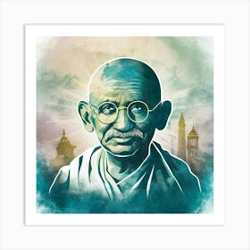 Mahatma Gandhi 31 Art Print