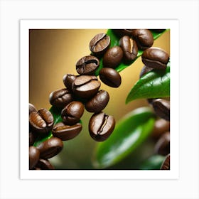 Coffee Beans On A Branch 7 Art Print