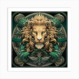 Lion Of The Forest Art Print