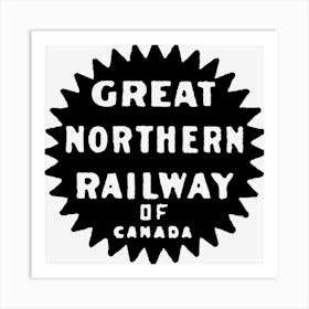 Great Northern Railway Of Canada Art Print