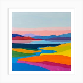 Abstract Travel Collection Lake Titicaca Bolivia Peru 4 Art Print