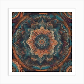 Mandalas, Boho style Art Print