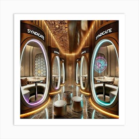 Syndicate Pods For Vip Diners Art Print