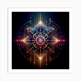 Abstract Psychedelic Design Art Print