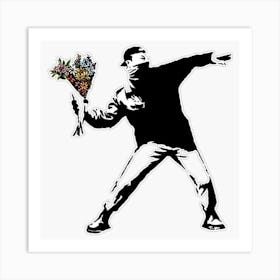 Flowers - Banksy Art Print