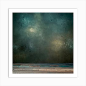 Empty Room With Wooden Floor 1 Art Print