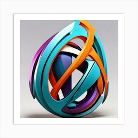 Abstract Sculpture Art Print