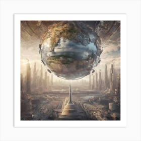 Envision A Future Where The Ministry For The Future Has Been Established As A Powerful And Influential Government Agency 30 Art Print