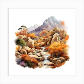 Landscape Painting 3 Art Print