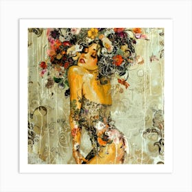 Lace 6 - Flora Queen Art Print