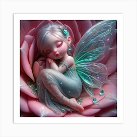 Sleepingfairy1 Art Print