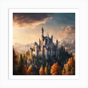 Cinderella Castle 3 Art Print