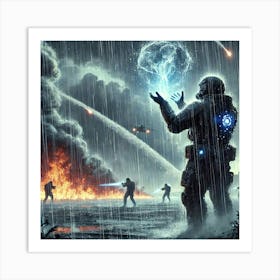 Stormcallers Rain Dampening Fires Art Print