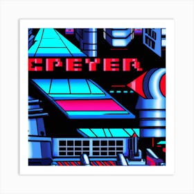 PixelPunk Art Print