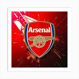 Arsenal F.C Logo Wall Art 16 Art Print