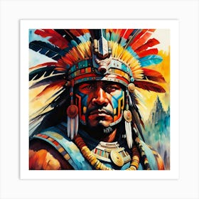 Indian Warrior Art Print