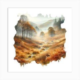 Autumn Landscape 3 Art Print