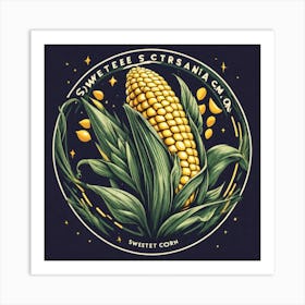 Sweetcorn As A Logo Mysterious (5) Art Print