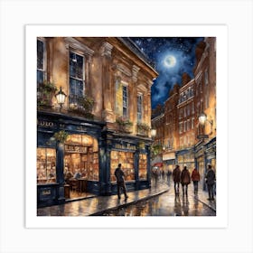 Night In London Art Print