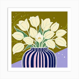 Tulips In A Vase 6 Art Print