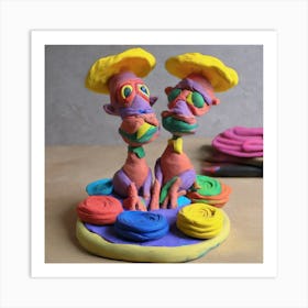 CLAY ART 1 Art Print