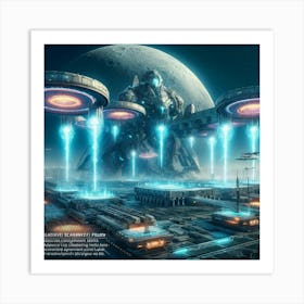 Kaiju Deployment Platforms V2 Converted Art Print