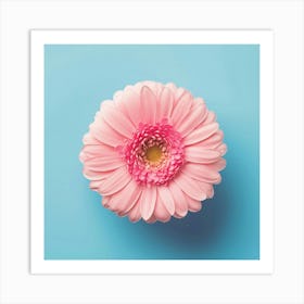 Beautiful Flower With Pink Petals Art Print